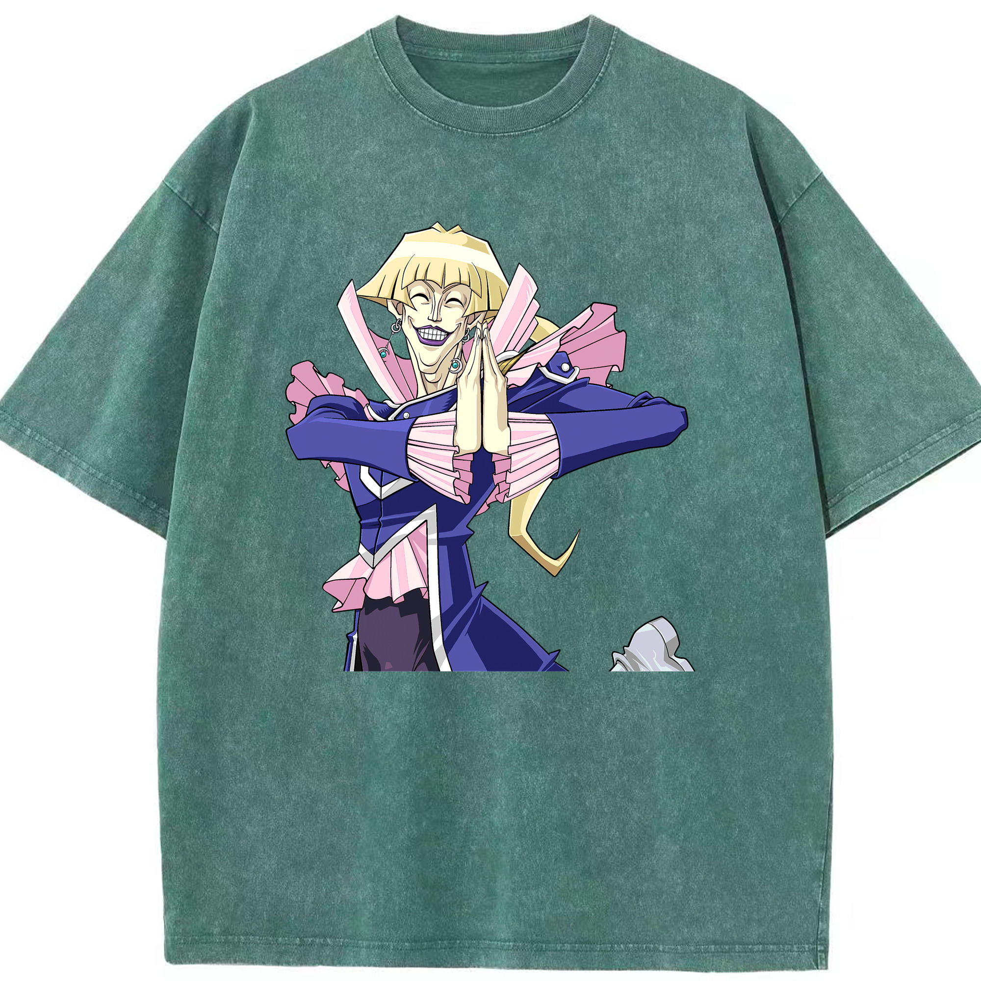 （画像用） 遊☆戯☆王 Yu-Gi-Oh! 綿100% ヴィンテージ風 半袖Tシャツ（フロントプリント）